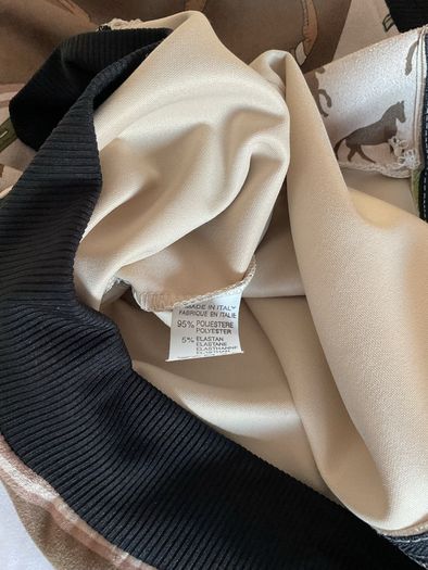 jacket Bnwt suede effect bomber jacket one size scarf print equestrian style
