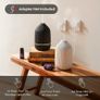 Essential Oil Diffuser, 100ml Ultrasonic Aroma Diffuser for Essential Oil with Auto Shut-Off, 7 Colour LED Lights, Cool Mist Humidifier for Home, Office, Bedroom, Black Image 6