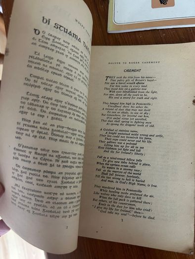 Old Irish Magazine booklet memorabilia
