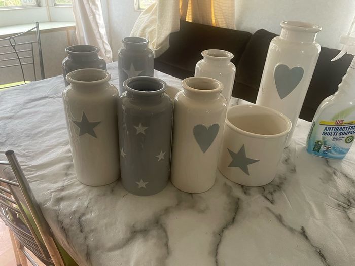 vases new priced clear