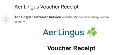 Aer Lingus Voucher 100 EUR