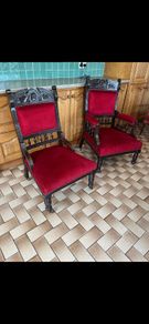 Lady and Gent Victorian chairs