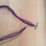 Purple necklace and earrings set Image 4