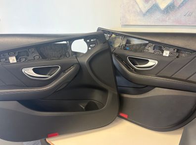 2x front door cards mercedes  e c glc gle