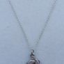 Vintage Sterling Silver  Pendant  and Chain 925. Fish Zodiac length 18" - 3,56g Image 2