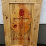 Rustic Spartan Wood Art Helmet Image 2