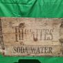 6 Antique Soda Bottles and Crate Image 9