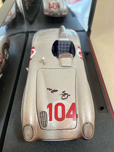 Mercedes 300 SLR 1/18 Dirt Version Signed by Stirling Moss COA