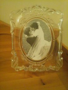 Brand New Heavy Glass Picture Frame