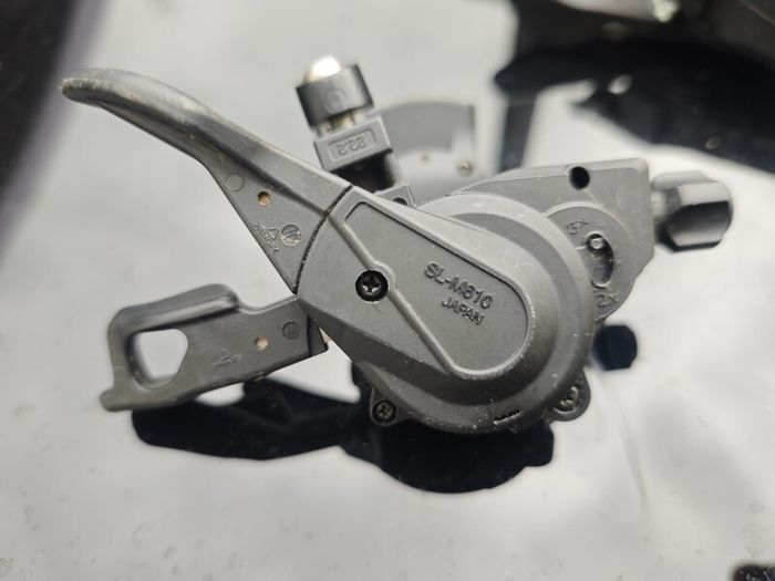 2 Shimano front mech levers