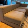 IKEA JATTEBO L Shaped Modular Sofa Beige Corduroy Excellent Condition Image 2