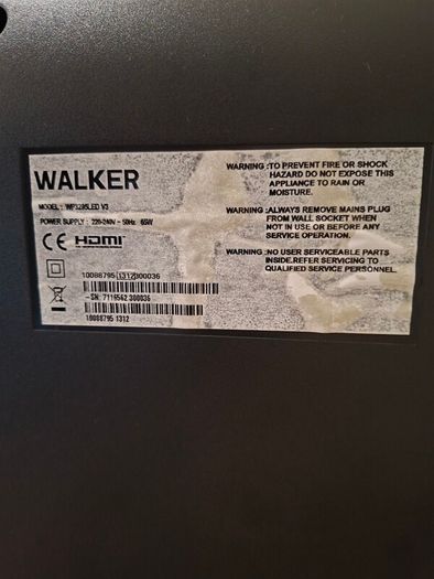32" Walker Satellite & Saorview Digital LED HD TV Freesat