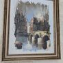 Pair of framed Parisian city scene prints Image 2