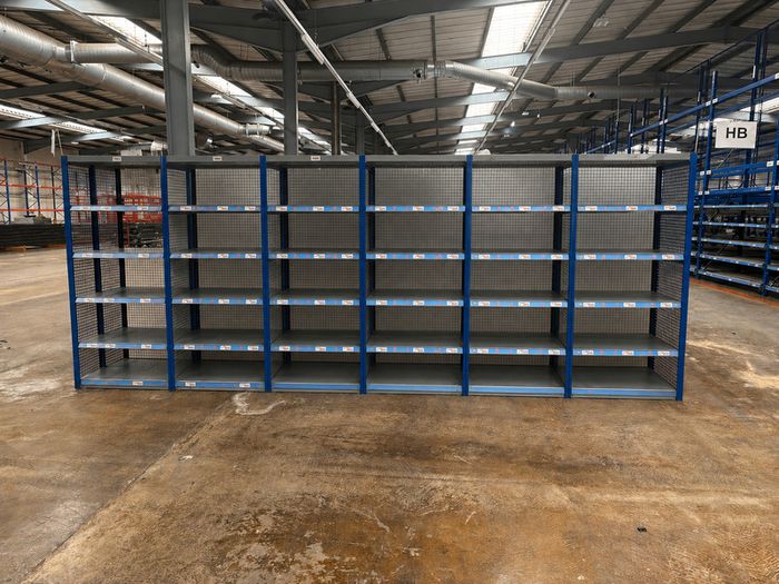Used Industrial Metal Shelving