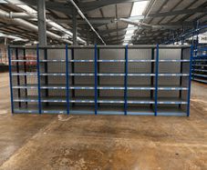 Used Industrial Metal Shelving
