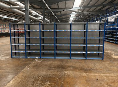 Used Industrial Metal Shelving