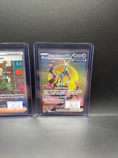 Lt. Surge's Bargain 185/132 | Iron Crown Ex 206/162 Pokemon Cards
