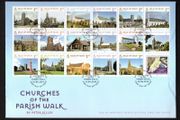 2016 Isle of Man Churches of the Parish Walk Commemorative Stamps First Day Cover (FDC)