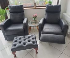 2 leather recliner