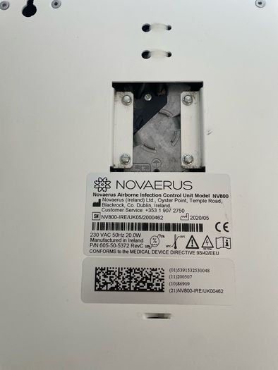 Novaerus NV800 Medical Grade Air Purifier / Air Infection Control Unit
