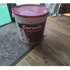 Cersit 2 in 1 white base coat and Silicone render