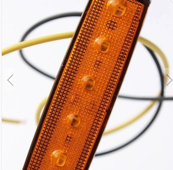 24V  6SMD LED Side Marker Indicator Light Lamp For Motorcycle Auto Bus Truck Trailer Lorry