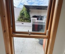 Tall Double Glazed Timber/Aluminium Window 900 x 2050mm