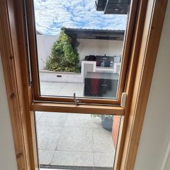 Tall Double Glazed Timber/Aluminium Window 900 x 2050mm