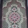 Large antique handmade brocade table runner Image 6