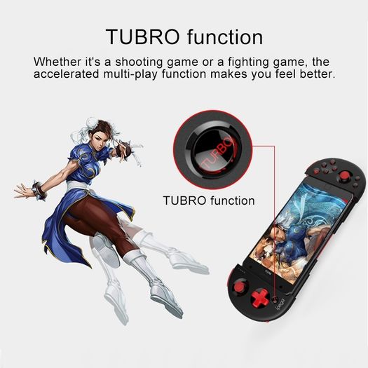 Brand New Bluetooth Game Controller Gamepad With Practical Stretch Joystick Pad, For Galaxy, Htc, Moto, Other Android Smartphones And Tablets, Smart Tv, Set-top Box, Windows Pcs