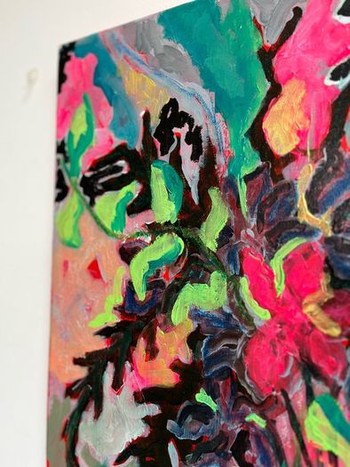 Abstract art original painting