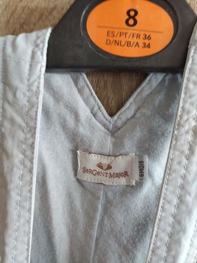 6 months dungarees dusky blue