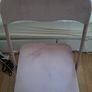 Pink fold up chair Image 3