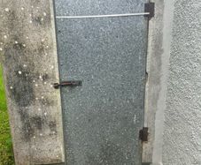 metal door