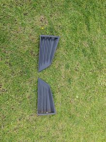 Front Bumper Side Covers Black