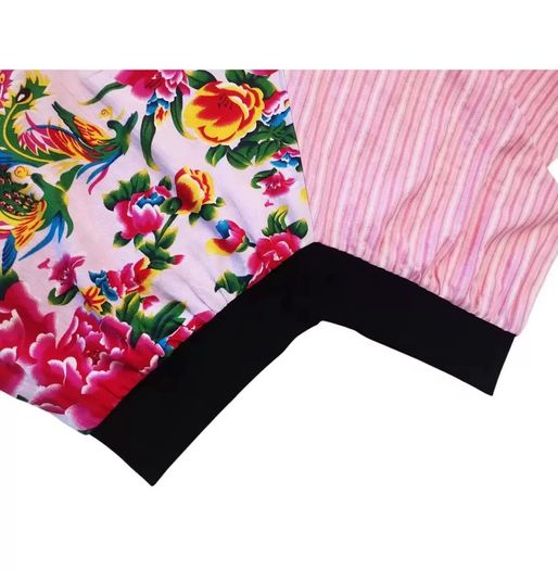 Pink Oversized Patchwork