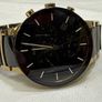 Rado Men's Centrix Two Tone Ceramic Swiss Made Watch Black Gold Image 2