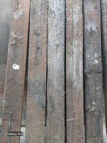 Oak railways sleepers