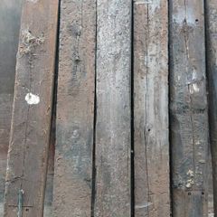 Oak railways sleepers
