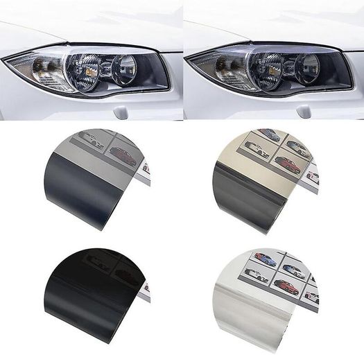 Car Light Film Car Headlight Fog Light Taillight Smoke Black Tint Vinyl Film Self-Adhesive Motorcycle Vinyl Wrap Car Decoration