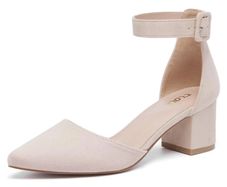 Brand New TLOLA Ladies Mid Heel Court Shoes Elegant Sandals Pumps for Weddings Parties 5.7cm size 37