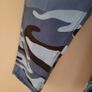 Blue Camouflage Cargo Trousers /New Image 3