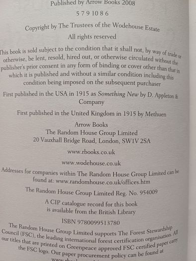 P.G. Wodehouse Books (Jeeves & Wooster, Blandings Paperbacks)