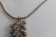silver chain and pendant