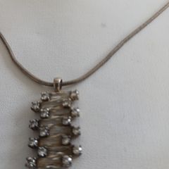 silver chain and pendant