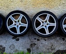 R18 5X112 Mercedes-Benz AMG alloy wheels with new tyres
