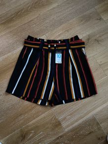Brand New Striped ladies dressy shorts Size 10