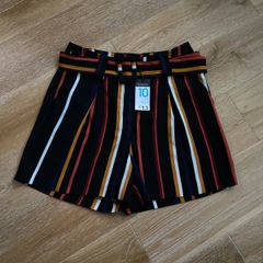 Brand New Striped ladies dressy shorts Size 10