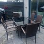 Rathan table and chairs Image 3