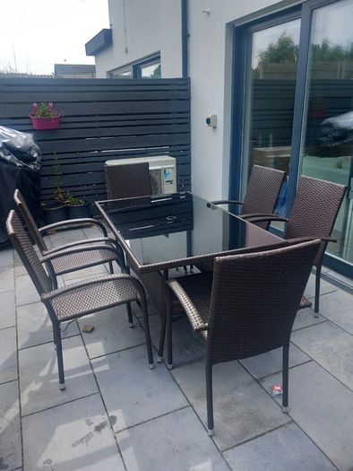 Rathan table and chairs